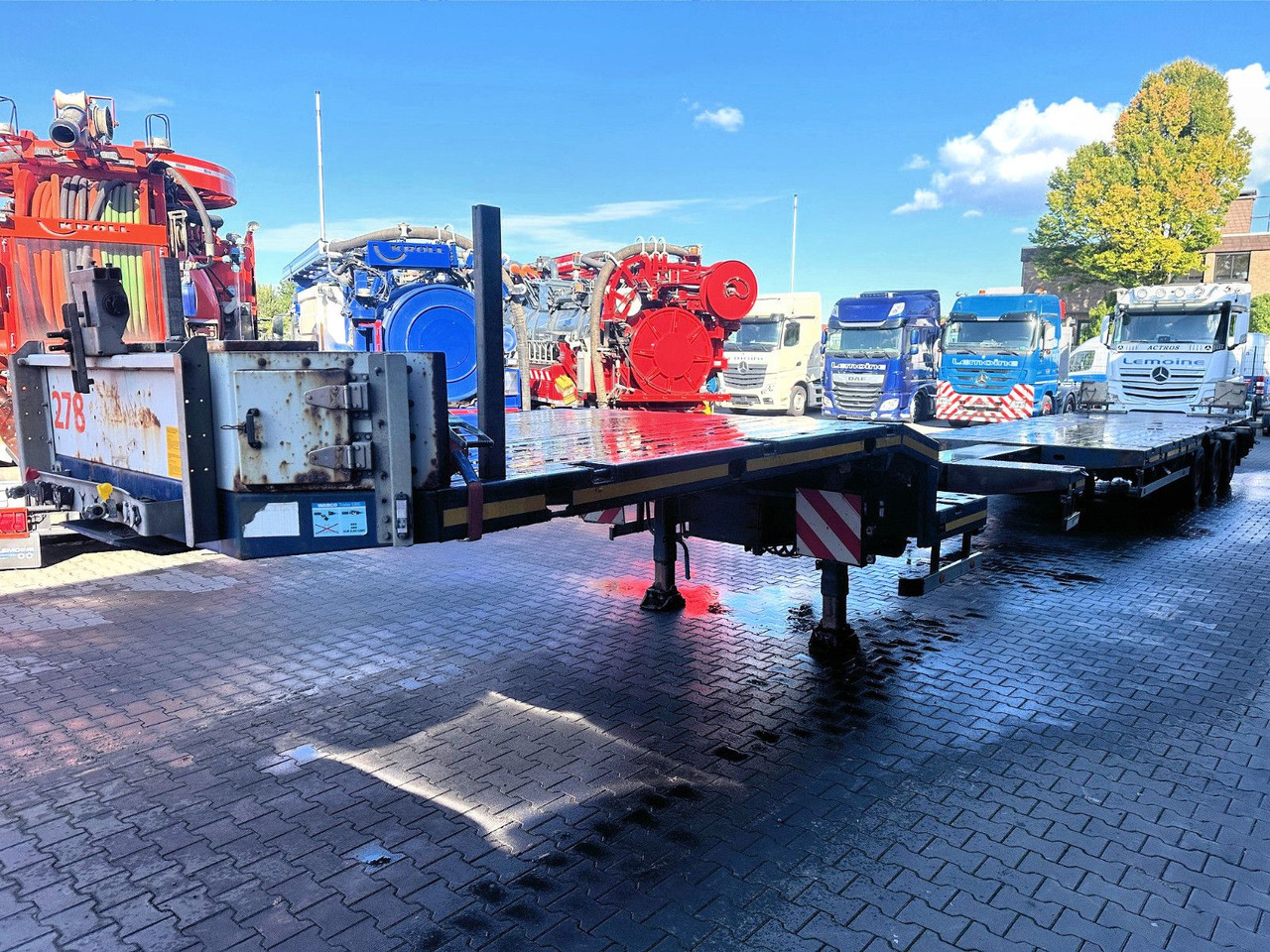 HRD 3-Achs Jumbo Tele Tieflader ausziehbar Lift+Lenk - Semirremolque góndola rebajadas: foto 5 HRD 3-Achs Jumbo Tele Tieflader ausziehbar Lift+Lenk - Semirremolque góndola rebajadas: foto 5