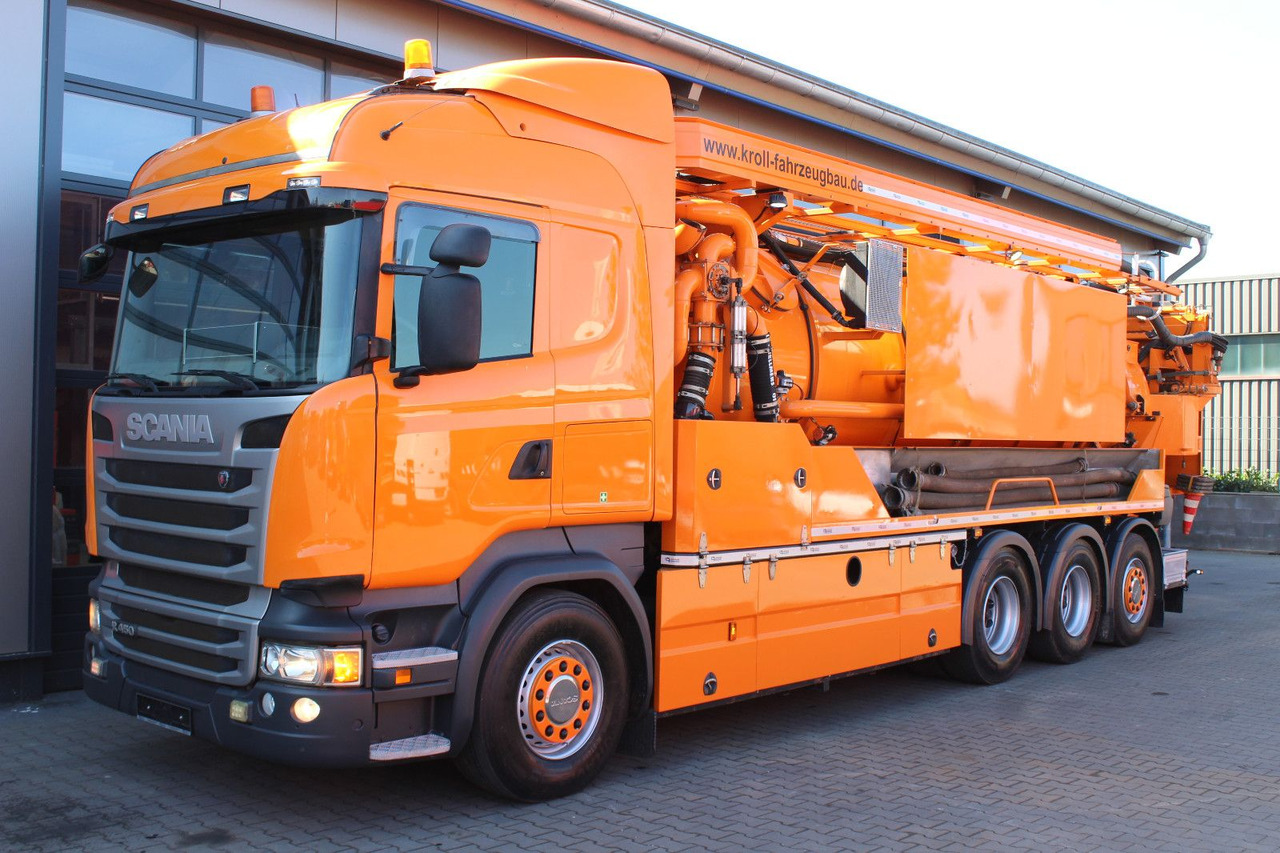 Scania R450 8x4 Kroll 19m³ Wasserrückgewinner Kombi-HD - Limpieza de alcantarillado: foto 4 Scania R450 8x4 Kroll 19m³ Wasserrückgewinner Kombi-HD - Limpieza de alcantarillado: foto 4