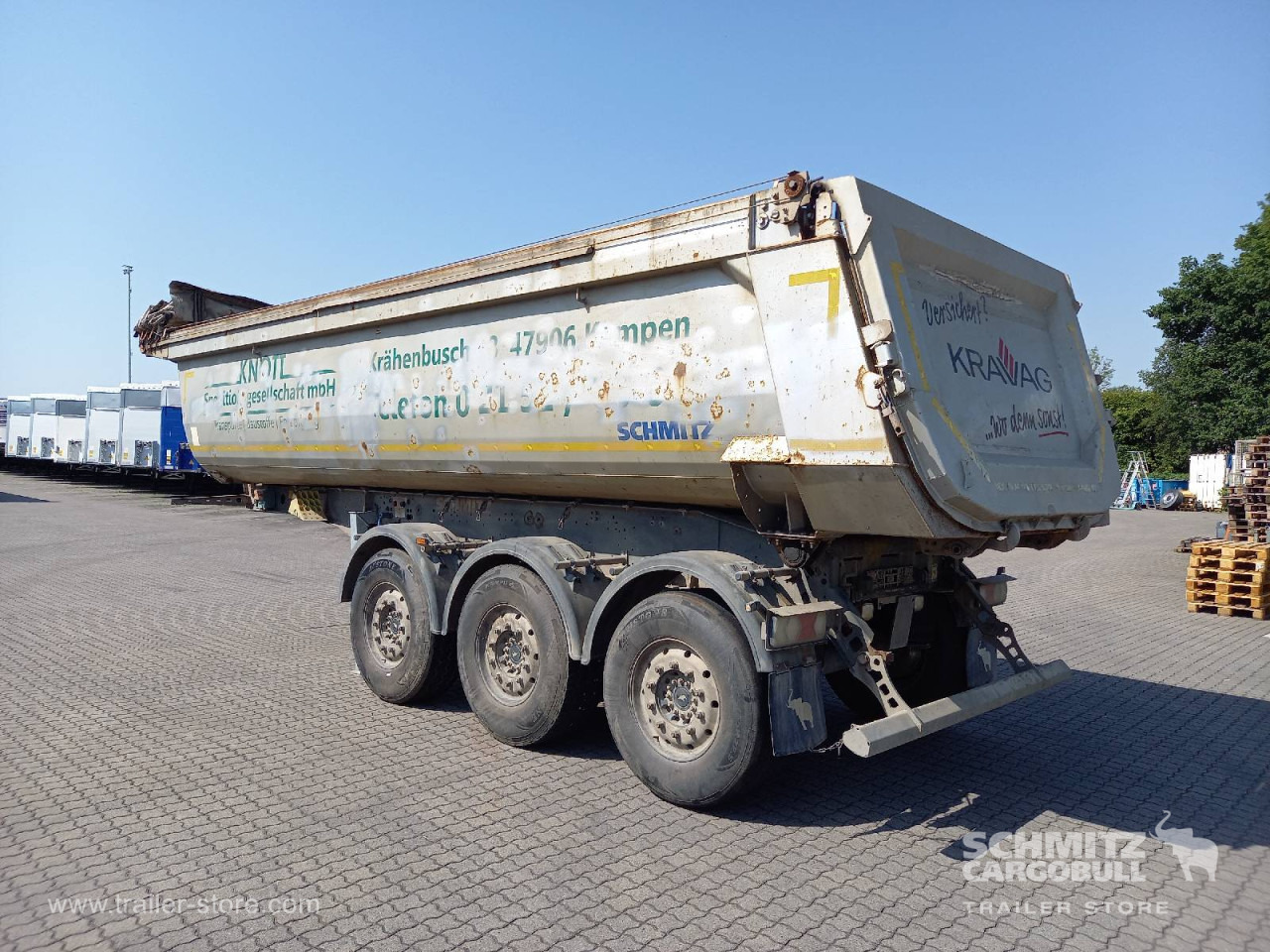 SCHMITZ Auflieger Kipper Stahlrundmulde 25m³ - Semirremolque volquete: foto 5 SCHMITZ Auflieger Kipper Stahlrundmulde 25m³ - Semirremolque volquete: foto 5