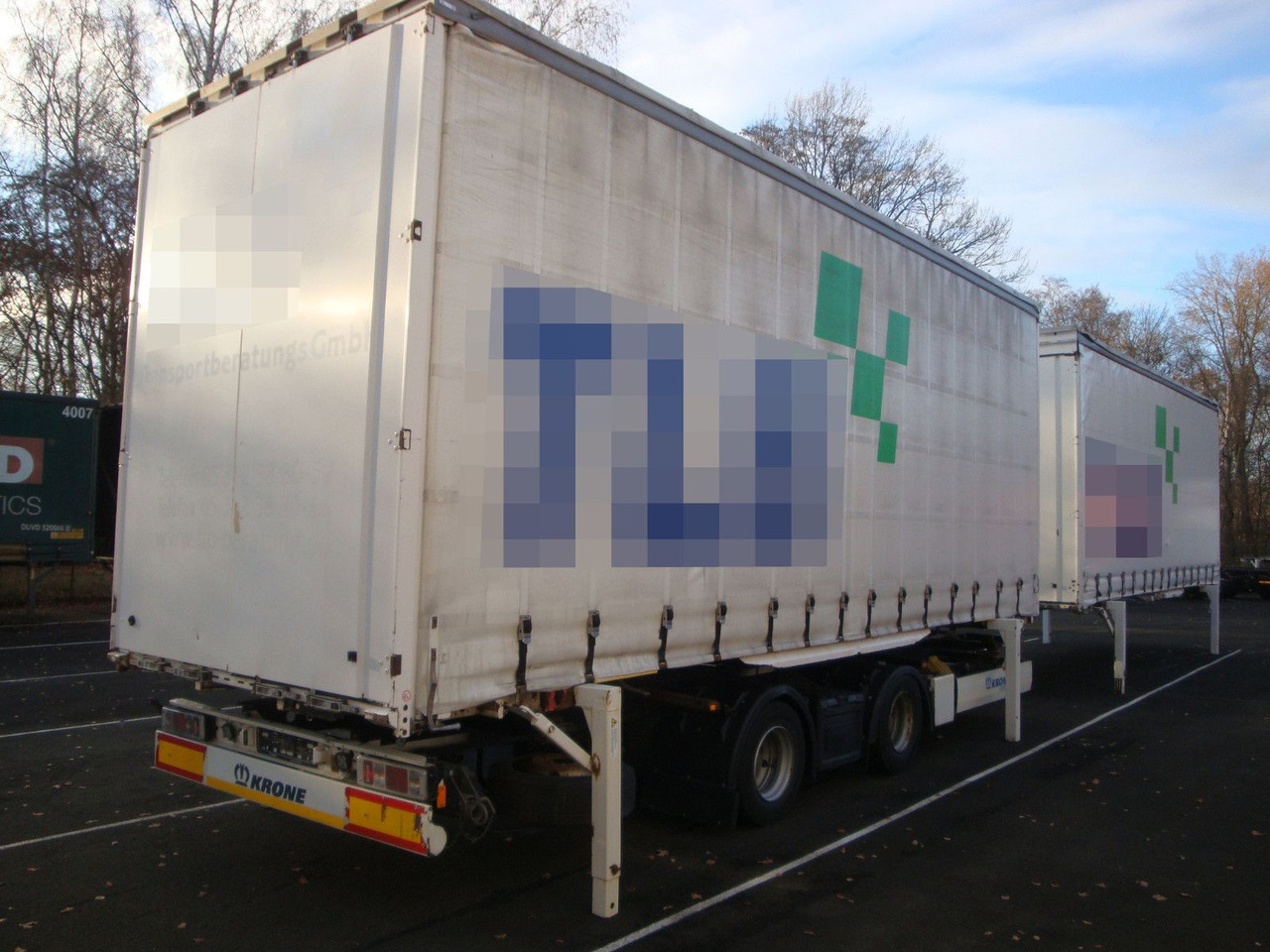 Krone ZZW 18 Jumbo Edscha Schiebeverdeck BDF 116 cbm - Remolque portacontenedore/ Intercambiable: foto 3 Krone ZZW 18 Jumbo Edscha Schiebeverdeck BDF 116 cbm - Remolque portacontenedore/ Intercambiable: foto 3