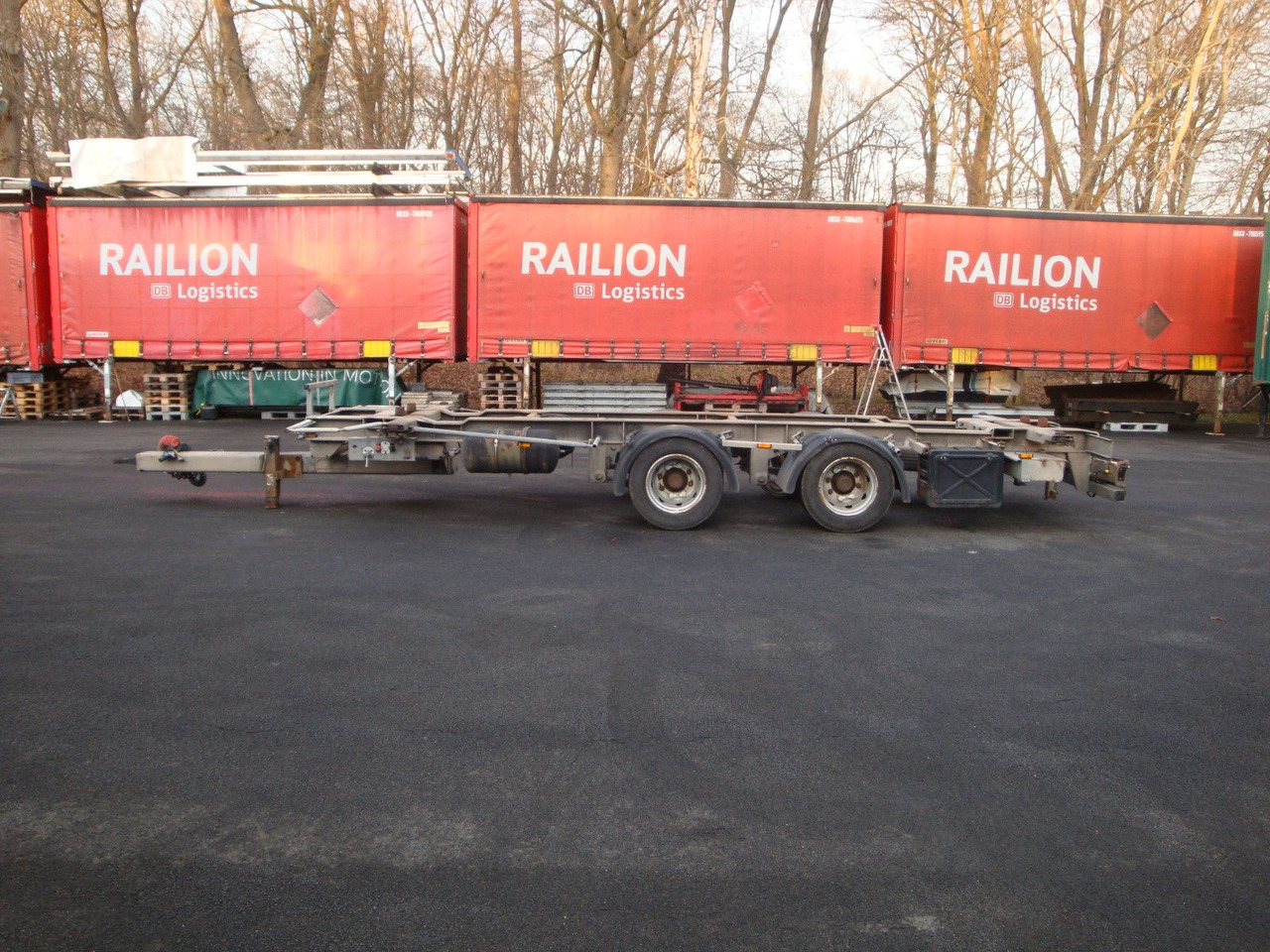 Obermaier W190 ZLU Jumbo Tandem BDF C 7820 7,82 verzinkt - Remolque portacontenedore/ Intercambiable: foto 1 Obermaier W190 ZLU Jumbo Tandem BDF C 7820 7,82 verzinkt - Remolque portacontenedore/ Intercambiable: foto 1