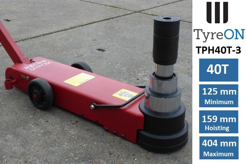 TPH40T-3 Air hydraulic jack 40 Tons - Minimum height 12,5 cm - Equipo de taller: foto 1 TPH40T-3 Air hydraulic jack 40 Tons - Minimum height 12,5 cm - Equipo de taller: foto 1