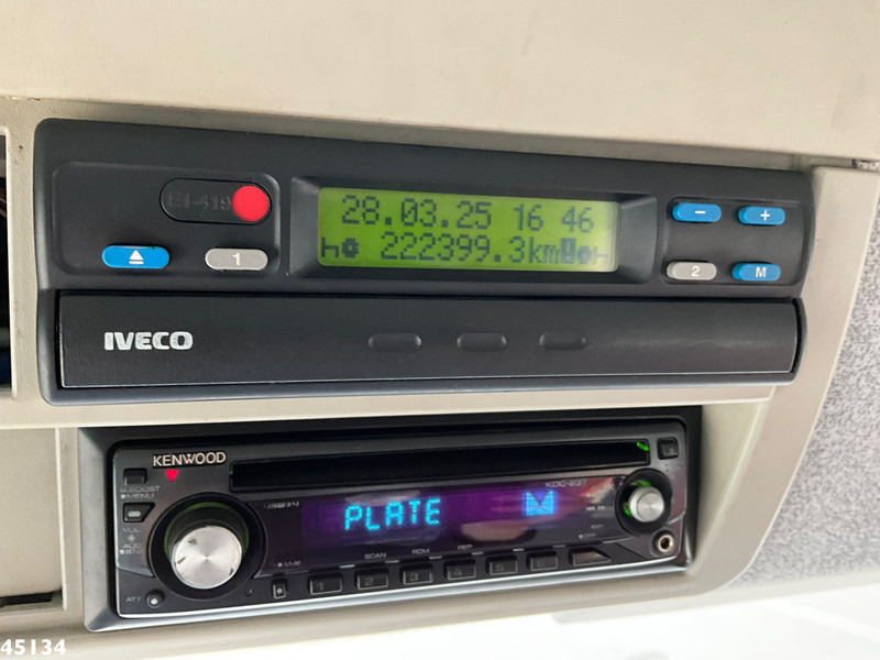 Cabeza tractora Iveco Stralis AD410T44 8x4 Palfinger 44 Tonmeter laadkraan + Fly-Jib Just 222.398 km!: foto 20