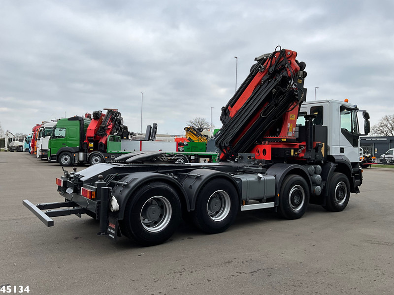 Cabeza tractora Iveco Stralis AD410T44 8x4 Palfinger 44 Tonmeter laadkraan + Fly-Jib Just 222.398 km!: foto 6