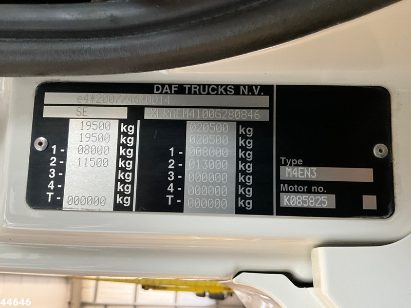 Camión de basura DAF FA CF 340 Euro 6 NTM 15m³ + PM 4 Tonmeter laadkraan: foto 20