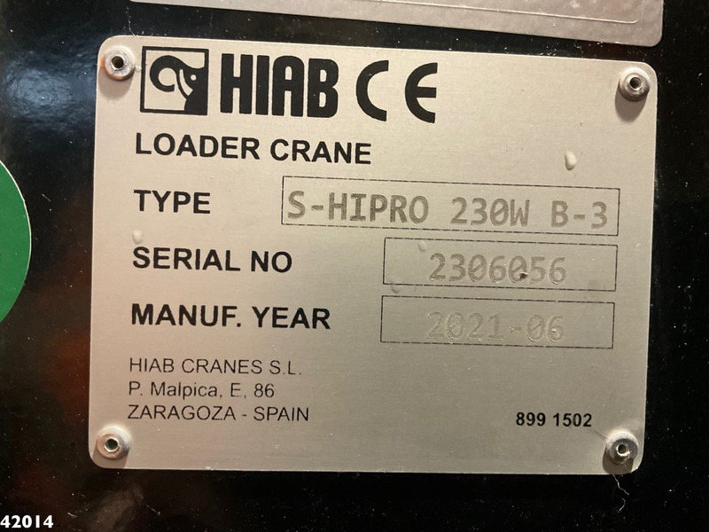 Camión de basura DAF FAN CF 340 Hiab 23 ton/meter laadkraan Welvaarts weighing system: foto 14 Camión de basura DAF FAN CF 340 Hiab 23 ton/meter laadkraan Welvaarts weighing system: foto 14