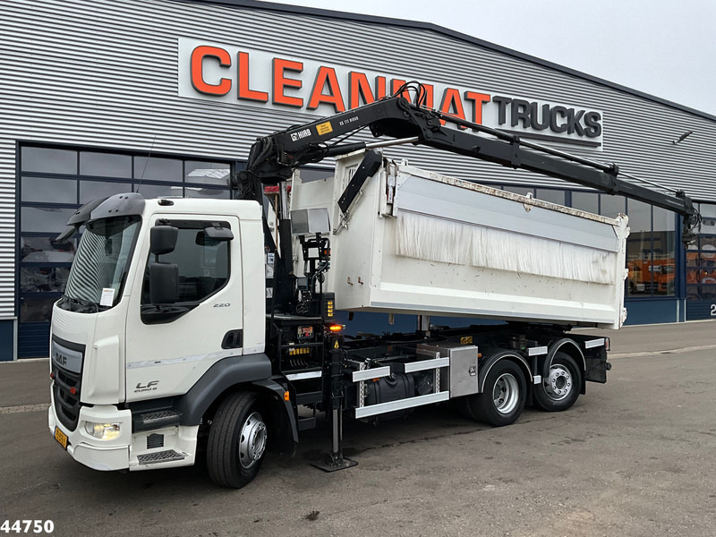 DAF FAN LF 220 Euro 6 Hiab 11 Tonmeter laadkraan Just 166.649 Km! - Camión volquete, Camión grúa: foto 1 DAF FAN LF 220 Euro 6 Hiab 11 Tonmeter laadkraan Just 166.649 Km! - Camión volquete, Camión grúa: foto 1
