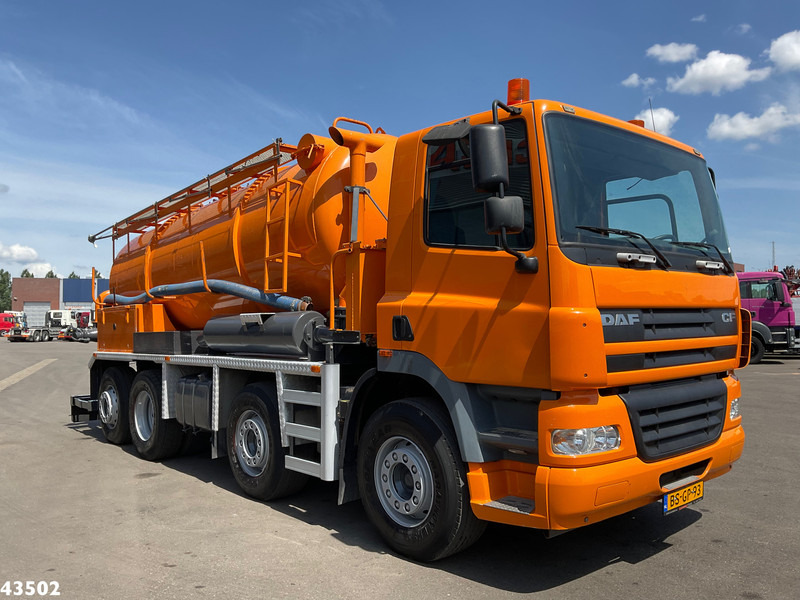 Limpieza de alcantarillado DAF FAX 85 CF 340 Droge stoffen blaas installatie Just 21.613 km!: foto 6
