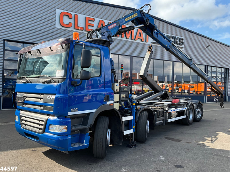 DAF FAX 85 CF 360 8x2 Euro 5 Hiab 16 Tonmeter laadkraan - Camión multibasculante, Camión grúa: foto 1 DAF FAX 85 CF 360 8x2 Euro 5 Hiab 16 Tonmeter laadkraan - Camión multibasculante, Camión grúa: foto 1