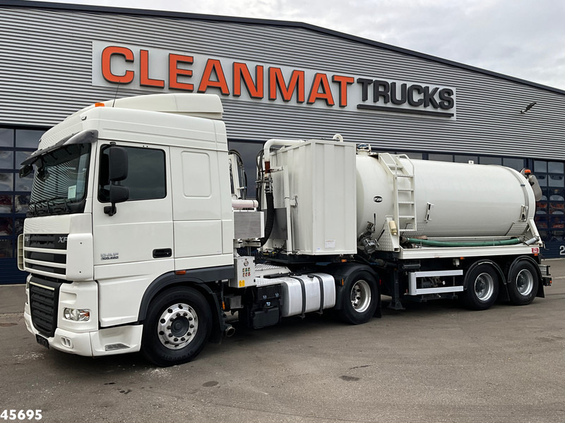 DAF FT 105 XF 460 Just 196.550 km + IPSAM 18m³ Combi oplegger - Limpieza de alcantarillado: foto 1 DAF FT 105 XF 460 Just 196.550 km + IPSAM 18m³ Combi oplegger - Limpieza de alcantarillado: foto 1