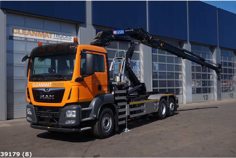 MAN TGS 26.420 HMF 21 ton/meter laadkraan - Camión multibasculante, Camión grúa: foto 1 MAN TGS 26.420 HMF 21 ton/meter laadkraan - Camión multibasculante, Camión grúa: foto 1