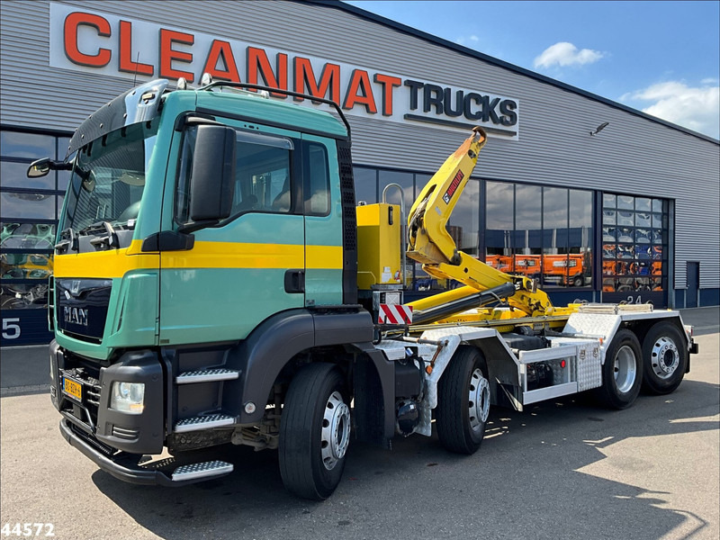 MAN TGS 35.440 8x2 Euro 6 Multilift 26 Ton haakarmsysteem - Camión multibasculante: foto 1 MAN TGS 35.440 8x2 Euro 6 Multilift 26 Ton haakarmsysteem - Camión multibasculante: foto 1