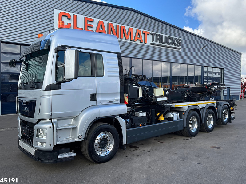 MAN TGS 35.480 Euro 6 8x4 Deuringer Garagetransporter - Camión portacontenedore/ Intercambiable: foto 5 MAN TGS 35.480 Euro 6 8x4 Deuringer Garagetransporter - Camión portacontenedore/ Intercambiable: foto 5