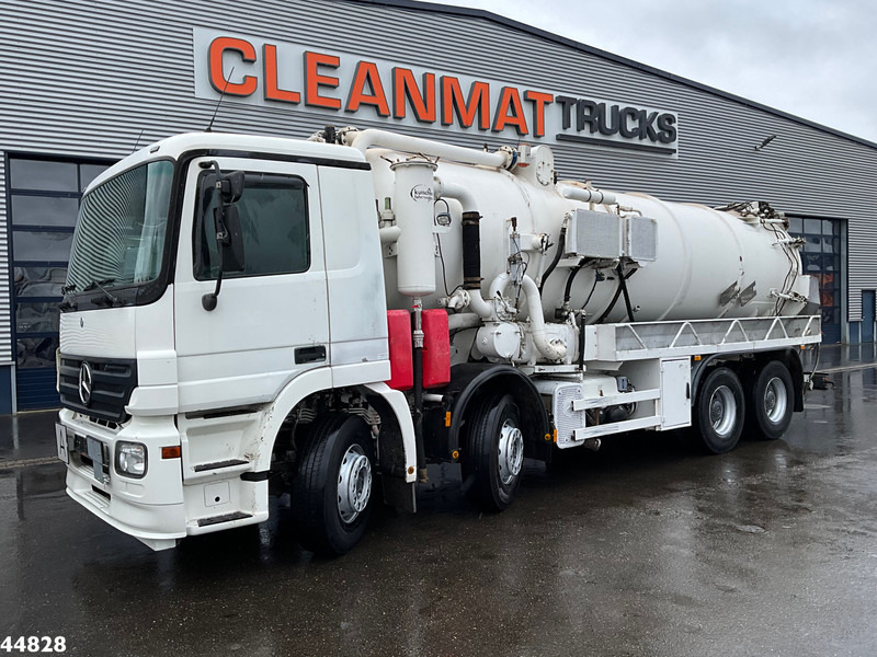 Mercedes-Benz Actros 3241 8x4 Kutschke 19m³ Saug/Spul aufbau - Limpieza de alcantarillado: foto 1 Mercedes-Benz Actros 3241 8x4 Kutschke 19m³ Saug/Spul aufbau - Limpieza de alcantarillado: foto 1