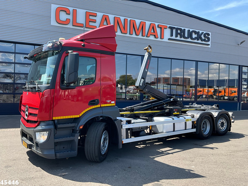 Mercedes-Benz Antos 2543 Euro 6 Multilift 26 Ton haakarmsysteem - Camión multibasculante: foto 1 Mercedes-Benz Antos 2543 Euro 6 Multilift 26 Ton haakarmsysteem - Camión multibasculante: foto 1