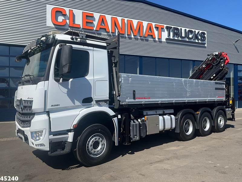 Mercedes-Benz Arocs 3251 8x4 Euro 6 Retarder Palfinger 34 Tonmeter laadkraan + Fly-Jib Just 146.766 km! - Camión volquete, Camión grúa: foto 4 Mercedes-Benz Arocs 3251 8x4 Euro 6 Retarder Palfinger 34 Tonmeter laadkraan + Fly-Jib Just 146.766 km! - Camión volquete, Camión grúa: foto 4