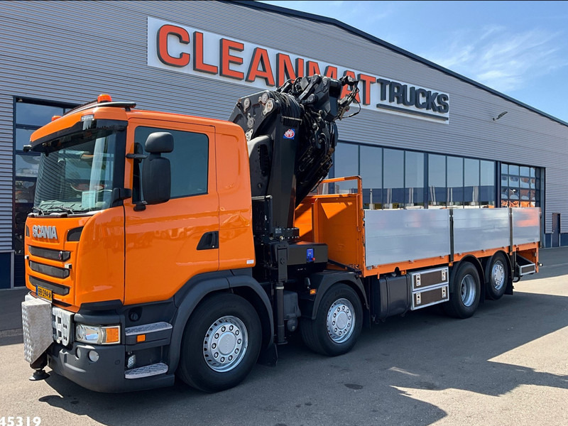 Scania G 450 Euro 6 HMF 60 Tonmeter laadkraan + Fly-Jib - Camión grúa: foto 2 Scania G 450 Euro 6 HMF 60 Tonmeter laadkraan + Fly-Jib - Camión grúa: foto 2