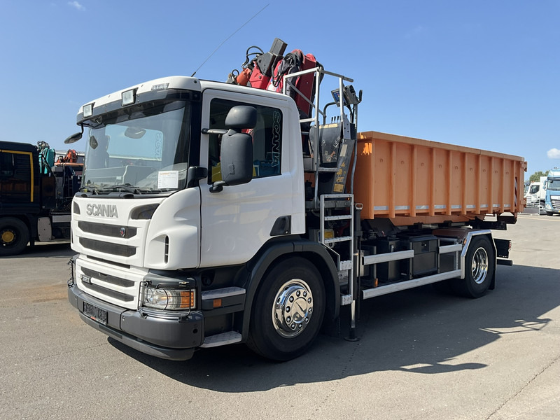 Scania P 320 HMF 12 Tonmeter Z-kraan + Kipper 11m³ - Camión volquete, Camión grúa: foto 3 Scania P 320 HMF 12 Tonmeter Z-kraan + Kipper 11m³ - Camión volquete, Camión grúa: foto 3