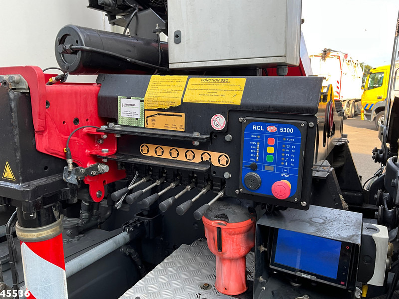 Camión volquete, Camión grúa Scania P 340 Euro 6 CNG HMF 25 Tonmeter laadkraan Just 72.852 km!: foto 9