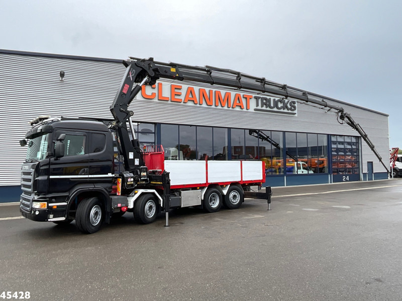 Scania R 480 8x2 Retarder Hiab 47 Tonmeter laadkraan + Fly-Jib! Just 242.931 km! - Camión grúa: foto 1 Scania R 480 8x2 Retarder Hiab 47 Tonmeter laadkraan + Fly-Jib! Just 242.931 km! - Camión grúa: foto 1