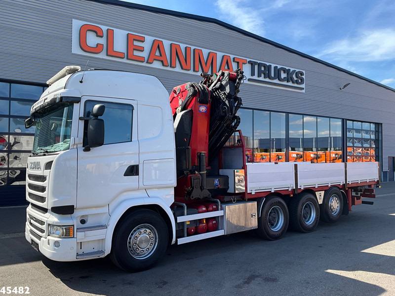 Scania R 490 8x4 Euro 6 Retarder HMF 60 Tonmeter laadkraan + Fly-Jib - Camión grúa: foto 2 Scania R 490 8x4 Euro 6 Retarder HMF 60 Tonmeter laadkraan + Fly-Jib - Camión grúa: foto 2