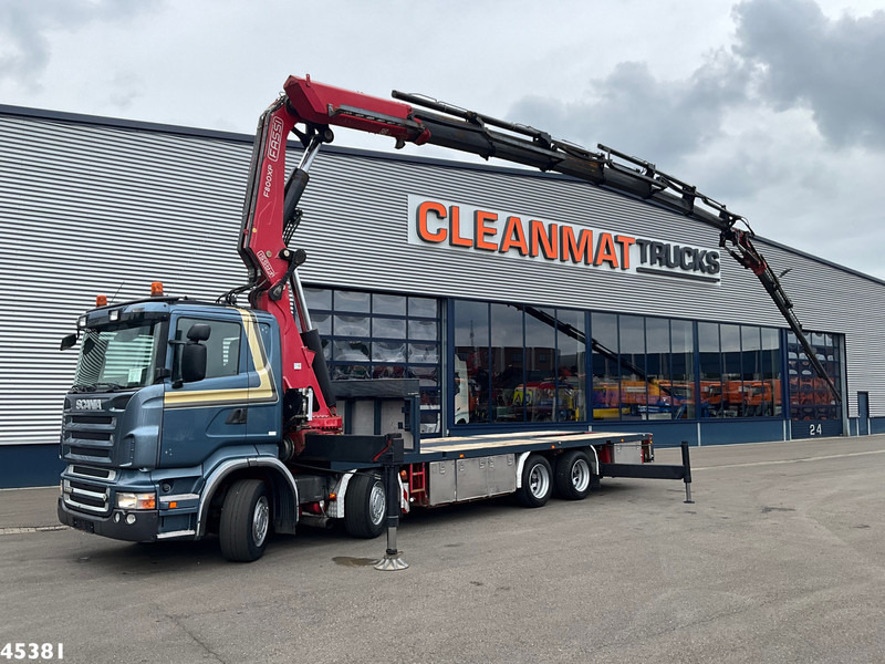 Scania R 560 V8 Fassi 80 Tonmeter laadkraan + Fly-Jib - Camión grúa: foto 1 Scania R 560 V8 Fassi 80 Tonmeter laadkraan + Fly-Jib - Camión grúa: foto 1