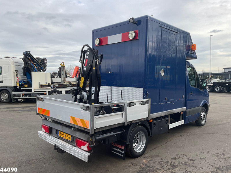 Camión grúa Volkswagen Crafter Servicewagen Hiab 1,3 Tonmeter laadkraan Just 123.645 Km!: foto 8