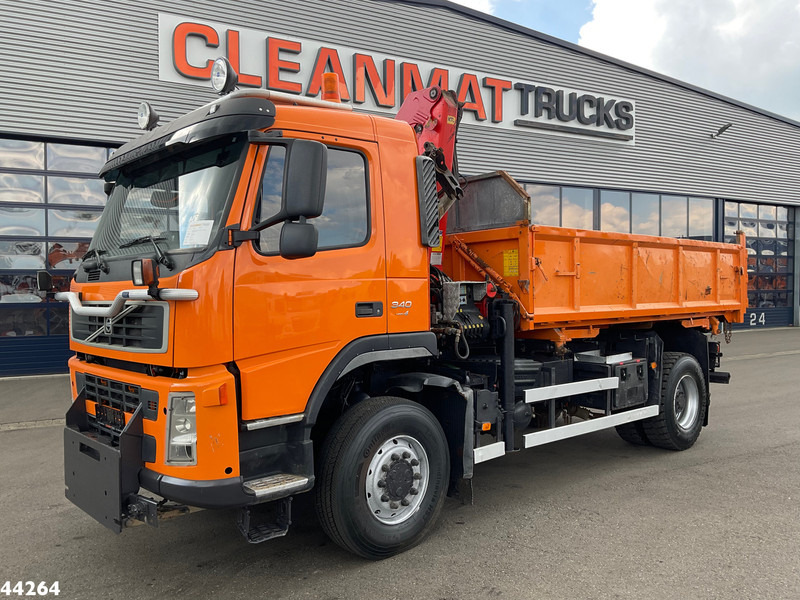 Volvo FM 340 4x4 Palfinger 10 Tonmeter laadkraan Manual Full steel - Camión volquete, Camión grúa: foto 2 Volvo FM 340 4x4 Palfinger 10 Tonmeter laadkraan Manual Full steel - Camión volquete, Camión grúa: foto 2