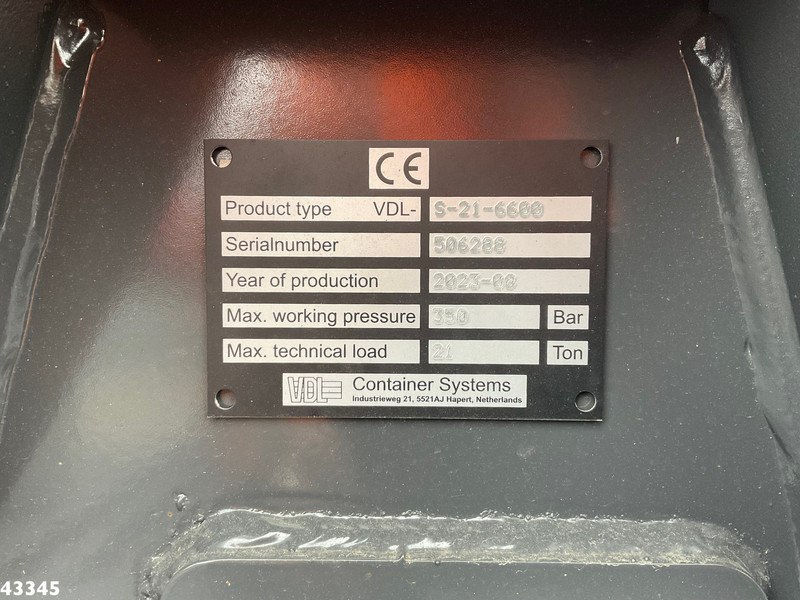 Camión multibasculante Volvo FM 430 Euro 6 VDL 21 Ton haakarmsysteem: foto 17