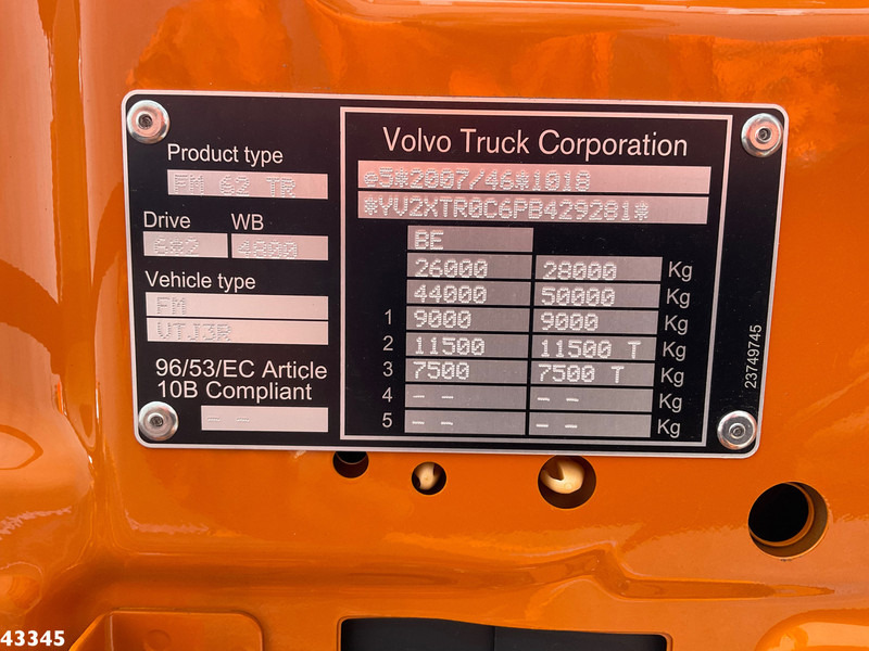 Camión multibasculante Volvo FM 430 Euro 6 VDL 21 Ton haakarmsysteem: foto 19