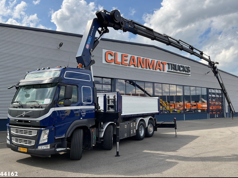 Volvo FM 500 Euro 6 HMF 50 Tonmeter laadkraan + Fly-Jib - Camión grúa: foto 1 Volvo FM 500 Euro 6 HMF 50 Tonmeter laadkraan + Fly-Jib - Camión grúa: foto 1