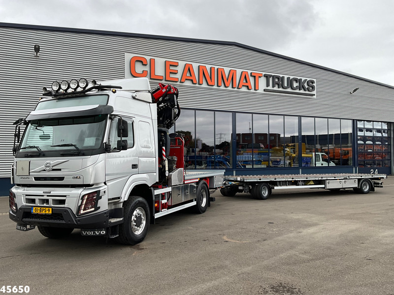 Volvo FMX 500 4x4 Fassi 31 Tonmeter laadkraan + Fly-Jib + Jumbo 2-assige aanhangwagen - Camión grúa: foto 1 Volvo FMX 500 4x4 Fassi 31 Tonmeter laadkraan + Fly-Jib + Jumbo 2-assige aanhangwagen - Camión grúa: foto 1