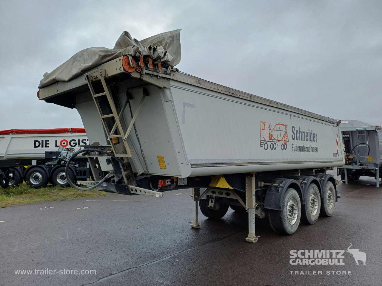 SCHMITZ Auflieger Kipper Alukastenmulde 24m³ - Semirremolque volquete: foto 5 SCHMITZ Auflieger Kipper Alukastenmulde 24m³ - Semirremolque volquete: foto 5