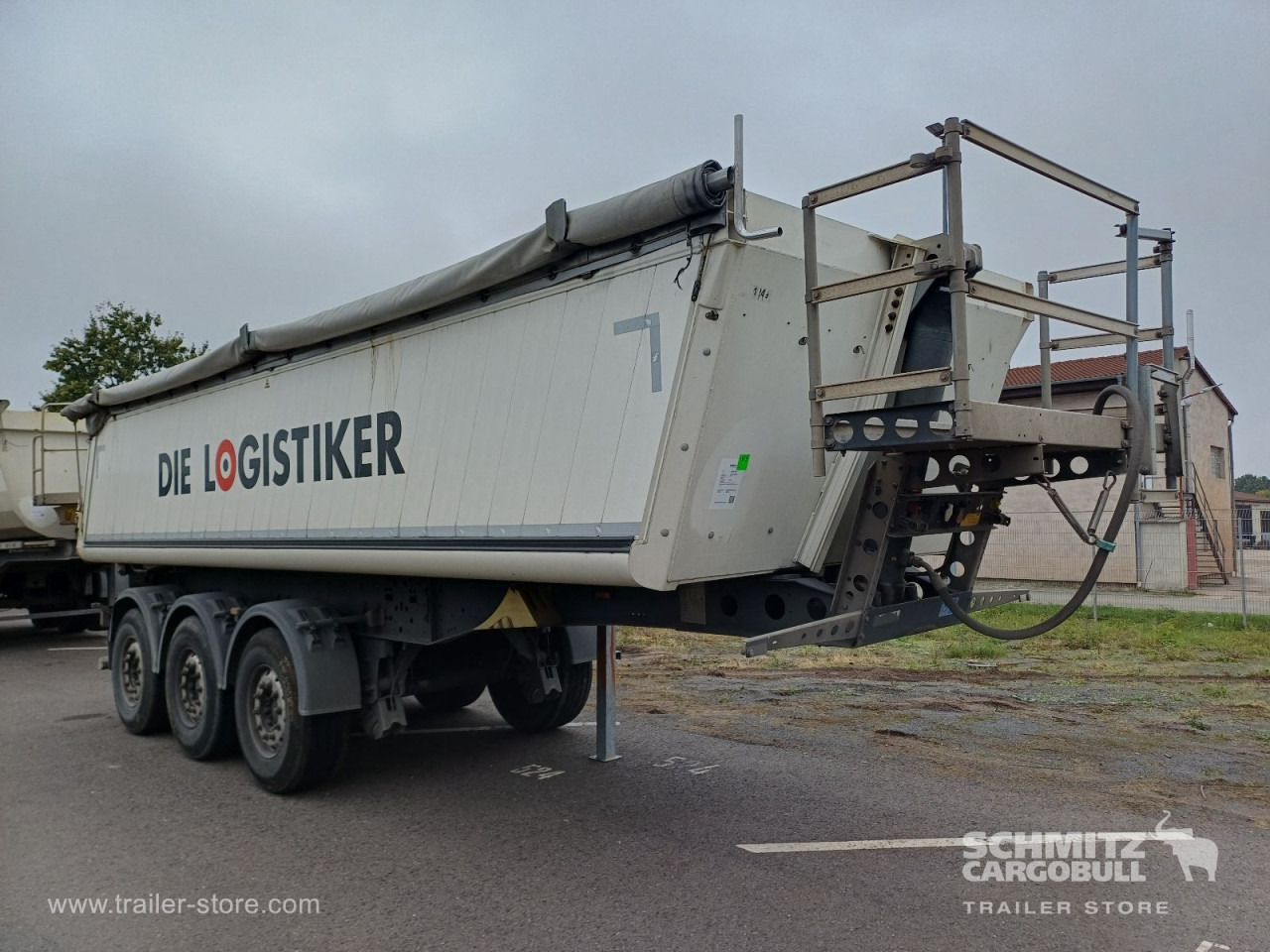 SCHMITZ Auflieger Kipper Alukastenmulde 24m³ - Semirremolque volquete: foto 1 SCHMITZ Auflieger Kipper Alukastenmulde 24m³ - Semirremolque volquete: foto 1