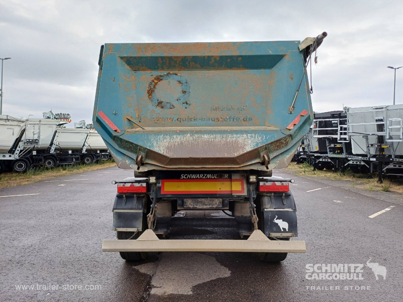 Semirremolque volquete SCHWARZMUELLER Auflieger Kipper Stahlrundmulde 26m³: foto 8