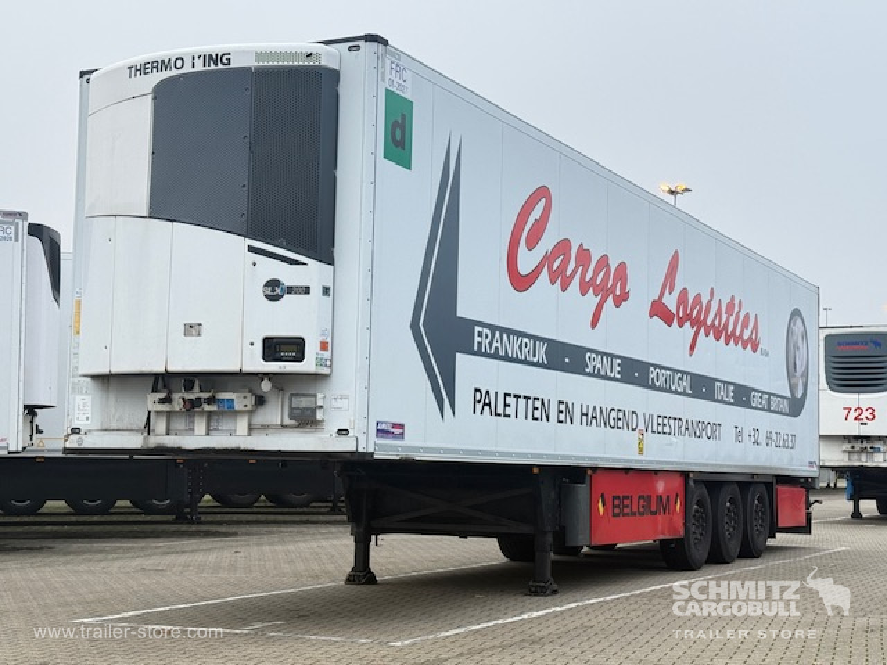 SCHMITZ Oplegger Vries Vleeshangwerk - Semirremolque isotérmico: foto 1 SCHMITZ Oplegger Vries Vleeshangwerk - Semirremolque isotérmico: foto 1