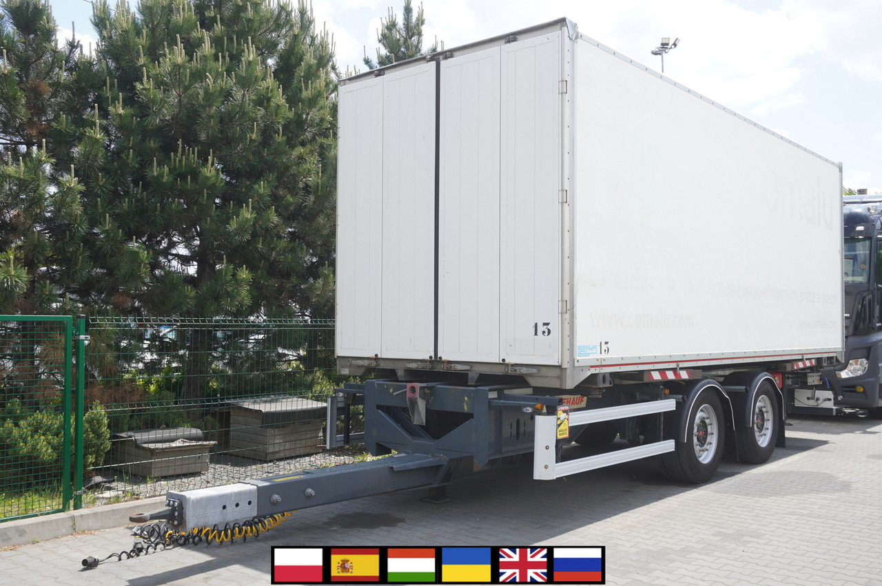 Fruehauf passthrough box trailer 18 EPAL / 2021 / SAF axles - Remolque caja cerrada: foto 1 Fruehauf passthrough box trailer 18 EPAL / 2021 / SAF axles - Remolque caja cerrada: foto 1