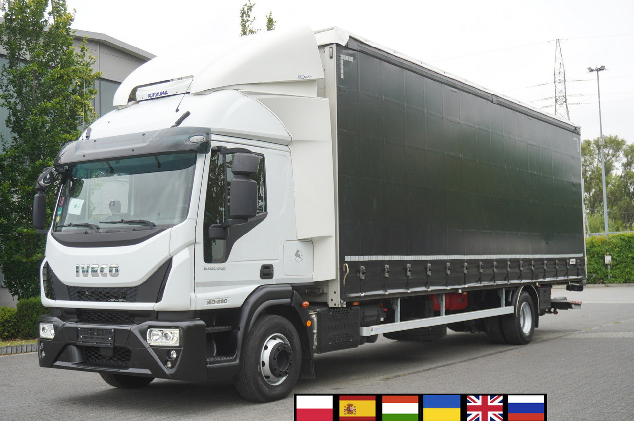 Camión volquete IVECO Eurocargo ML 160E28 E6 Glob / Curtainsider 21 EPAL / 2023 / 2 identical units: foto 1
