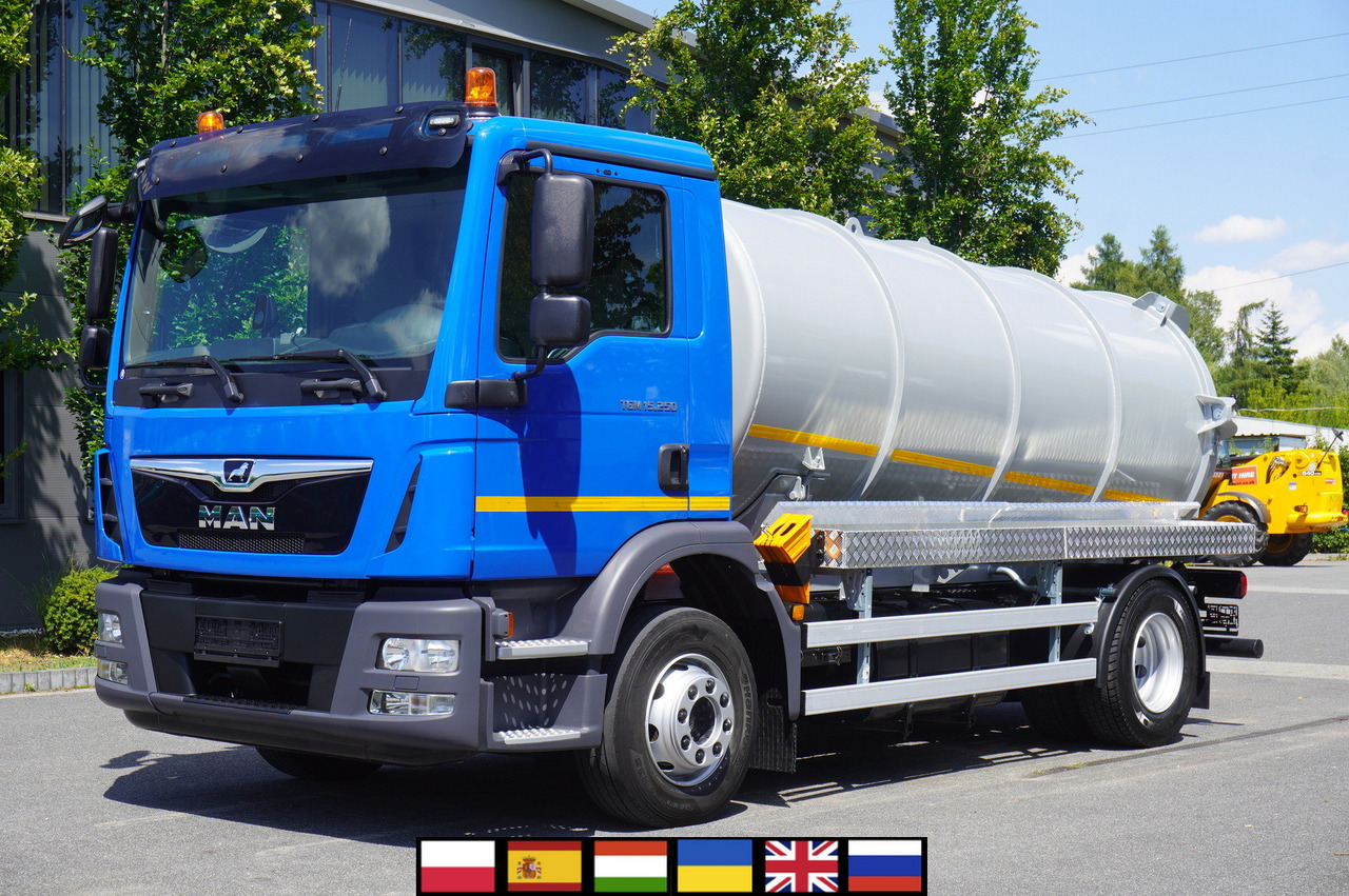 MAN TGM 15.250 / NEW septic tank (07/2025) superstructure 8000 l / 160 tho. km! - Cuba de purín: foto 1 MAN TGM 15.250 / NEW septic tank (07/2025) superstructure 8000 l / 160 tho. km! - Cuba de purín: foto 1