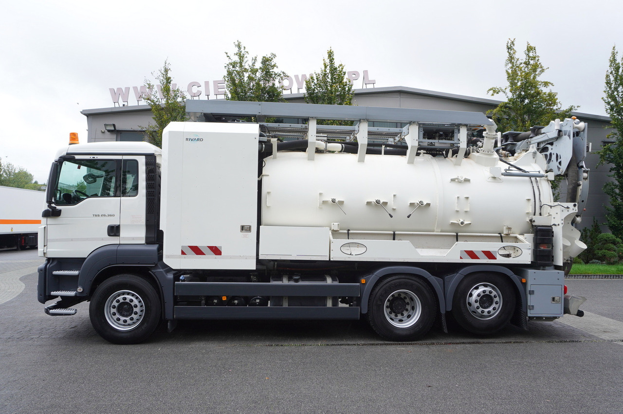 MAN TGS 26.360 E6 / RIVARD sewage cleaner 18 m3 / 90 tho. km / steering axle / 2 units - Limpieza de alcantarillado: foto 3 MAN TGS 26.360 E6 / RIVARD sewage cleaner 18 m3 / 90 tho. km / steering axle / 2 units - Limpieza de alcantarillado: foto 3