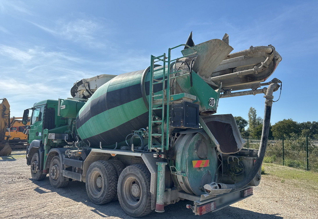 MAN TGS 35.480 8x4 Concrete Mixer Pump truck / Putzmeister M24-3 / 1600 MTH! - Camión hormigonera: foto 4 MAN TGS 35.480 8x4 Concrete Mixer Pump truck / Putzmeister M24-3 / 1600 MTH! - Camión hormigonera: foto 4