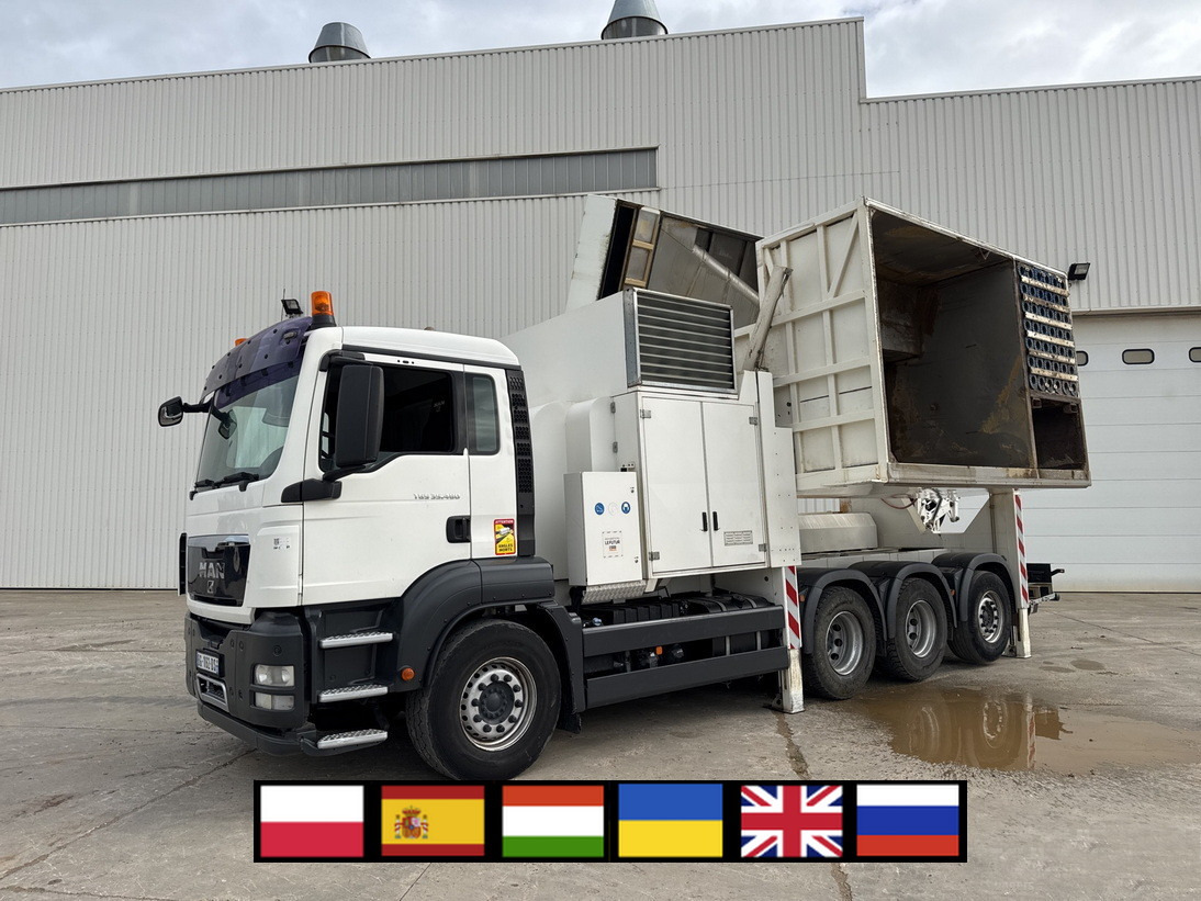 MAN TGS 35.480 8x4 / MTS 4A14T 36.000V vacuum truck / 10 m3 - Limpieza de alcantarillado: foto 1 MAN TGS 35.480 8x4 / MTS 4A14T 36.000V vacuum truck / 10 m3 - Limpieza de alcantarillado: foto 1