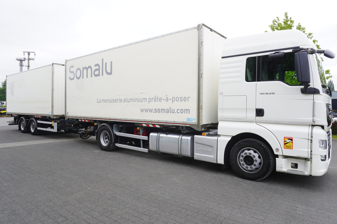 MAN TGX 18.430 / 18 EPAL box / Fruehauf 18 EPAL box trailer / 2021 - Camión caja cerrada: foto 4 MAN TGX 18.430 / 18 EPAL box / Fruehauf 18 EPAL box trailer / 2021 - Camión caja cerrada: foto 4