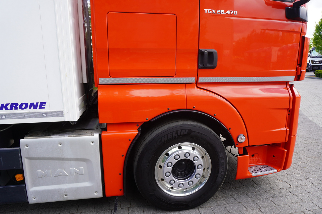 Camión frigorífico MAN TGX 26.470 / Krone refrigerator bitemperature doppelstock 20 EPAL / Carrier Supra 1250 MT: foto 14