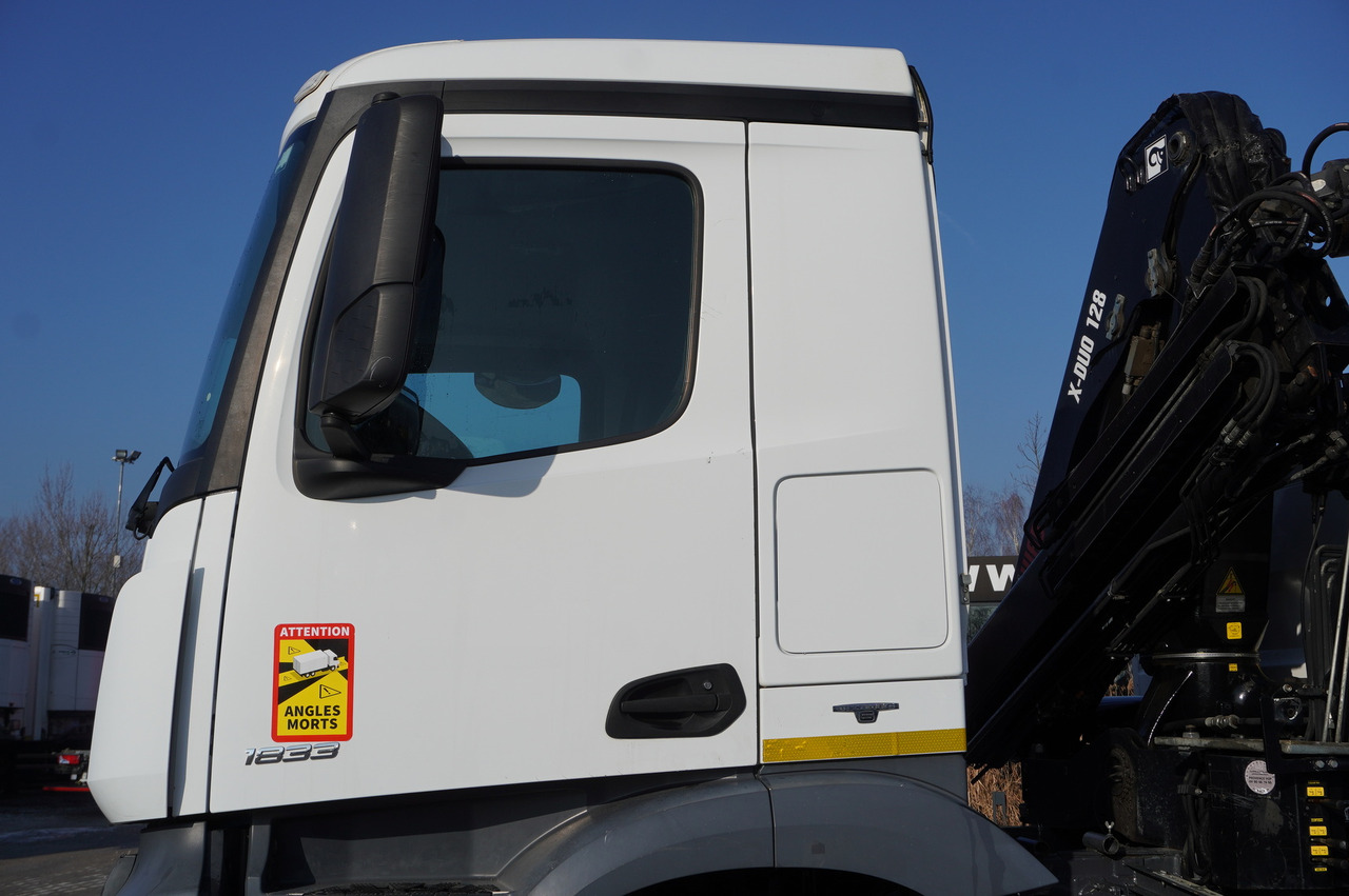 Camión grúa, Camión grúa MERCEDES-BENZ Arocs 1833 / 87,000 km!!! / Hds HIAB X-DUO 128 B-2 / three-sided tipper: foto 13