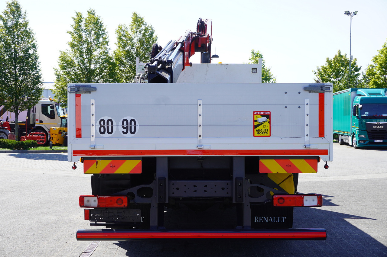 RENAULT C280 DTI 8 / FASSI crane 5.6 T / range 8 m / Flatbed 15 EPAL - Camión caja abierta, Camión grúa: foto 3 RENAULT C280 DTI 8 / FASSI crane 5.6 T / range 8 m / Flatbed 15 EPAL - Camión caja abierta, Camión grúa: foto 3