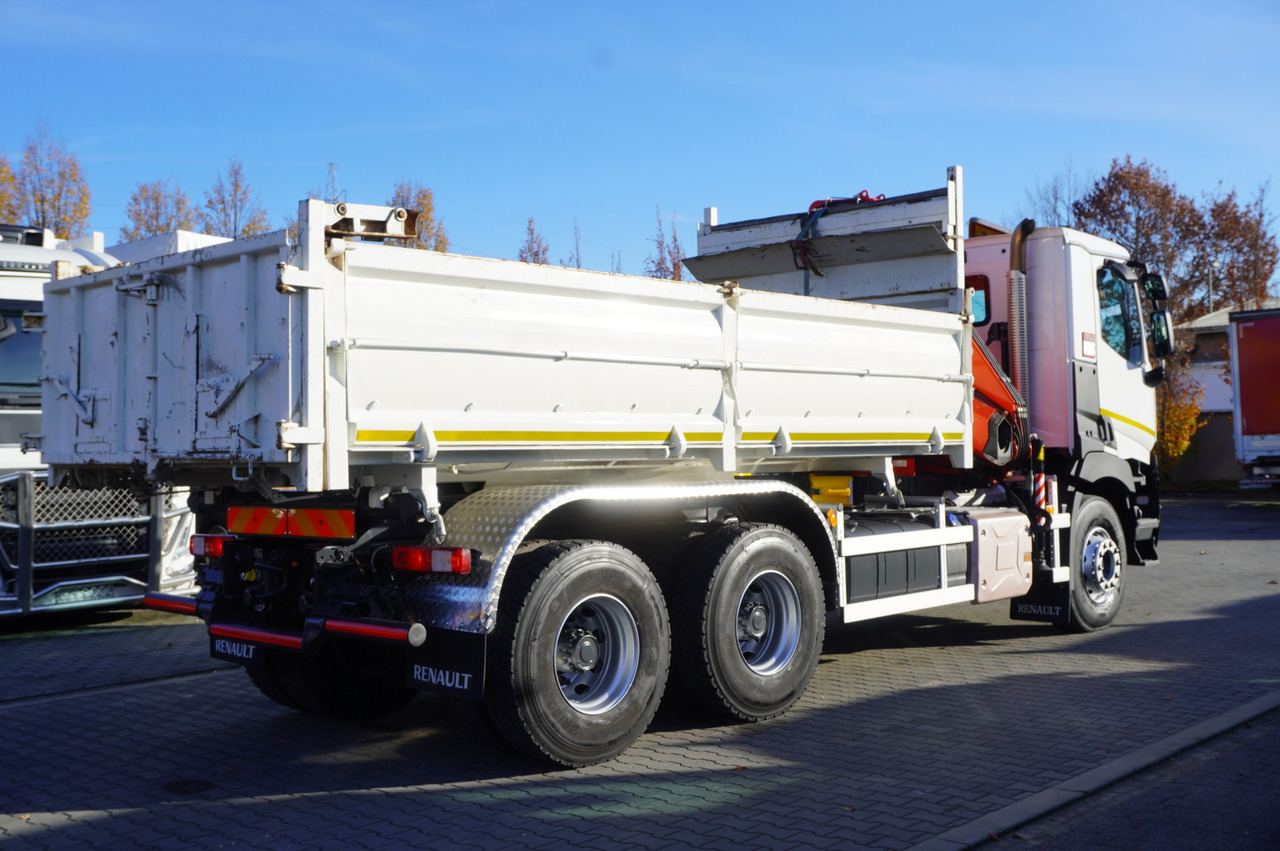 RENAULT C380 E6 6×4 / HDS Fassi F135 2700 MTH / Range 8 m / 5.6 t lifting capacity / 3-side tipper / Bortmatic - Camión volquete, Camión grúa: foto 4 RENAULT C380 E6 6×4 / HDS Fassi F135 2700 MTH / Range 8 m / 5.6 t lifting capacity / 3-side tipper / Bortmatic - Camión volquete, Camión grúa: foto 4