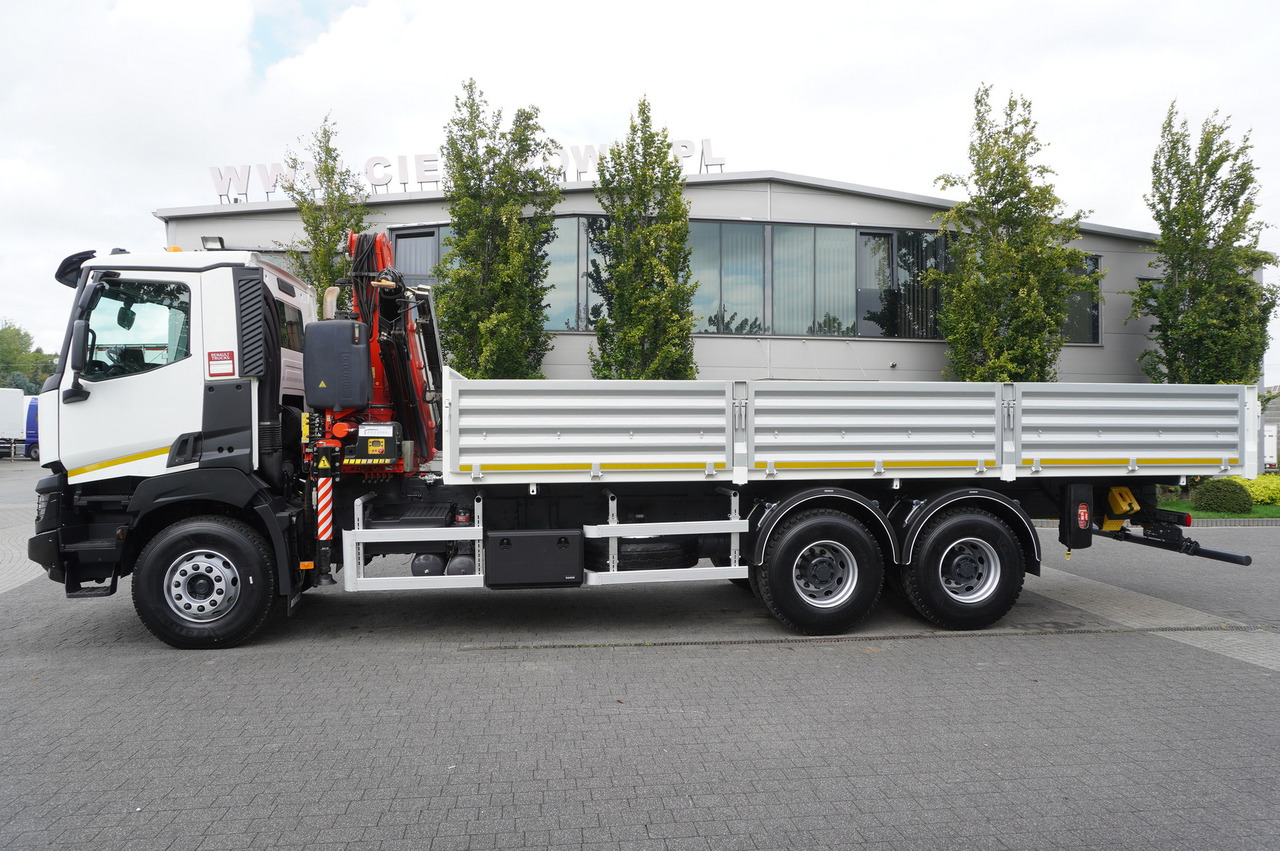 RENAULT K380 6×4 / FASSI F175 crane 7.85 t / 120 thousand km! / 2-sided tipper - Camión grúa: foto 5 RENAULT K380 6×4 / FASSI F175 crane 7.85 t / 120 thousand km! / 2-sided tipper - Camión grúa: foto 5