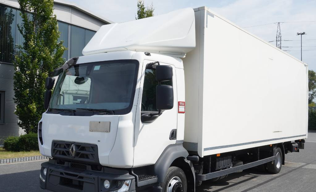 RENAULT Renault D12 E6 / Container 18 pallets / Lift - Camión caja cerrada: foto 1 RENAULT Renault D12 E6 / Container 18 pallets / Lift - Camión caja cerrada: foto 1