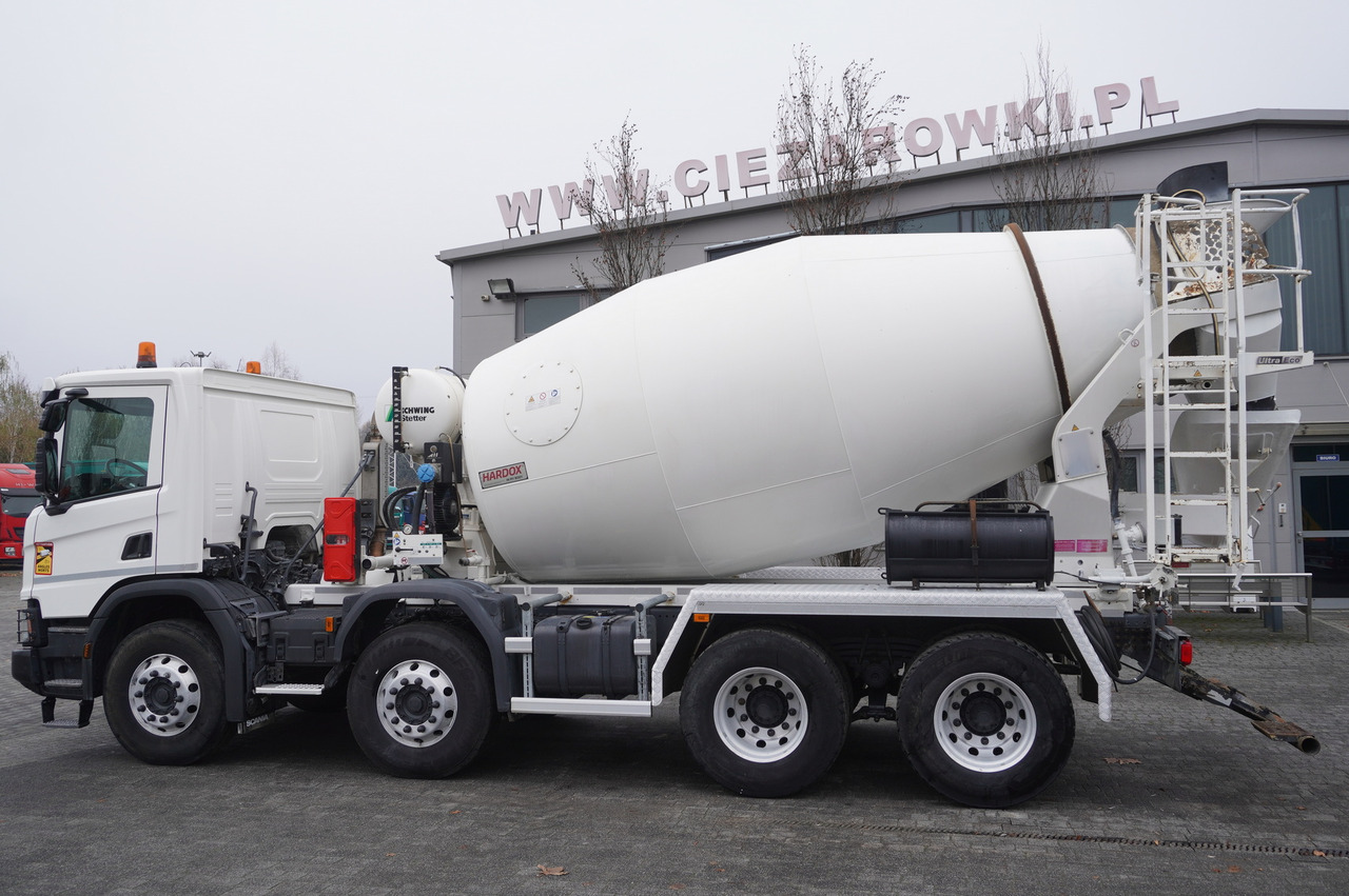 SCANIA P410 XT 8x4 / 80 tho. km!!! / SCHWING-STATTER AM 9 FHC 9 m3 concrete mixer - Camión hormigonera: foto 5 SCANIA P410 XT 8x4 / 80 tho. km!!! / SCHWING-STATTER AM 9 FHC 9 m3 concrete mixer - Camión hormigonera: foto 5